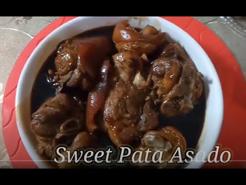 Sweet Pata Asado (Filipino recipes)