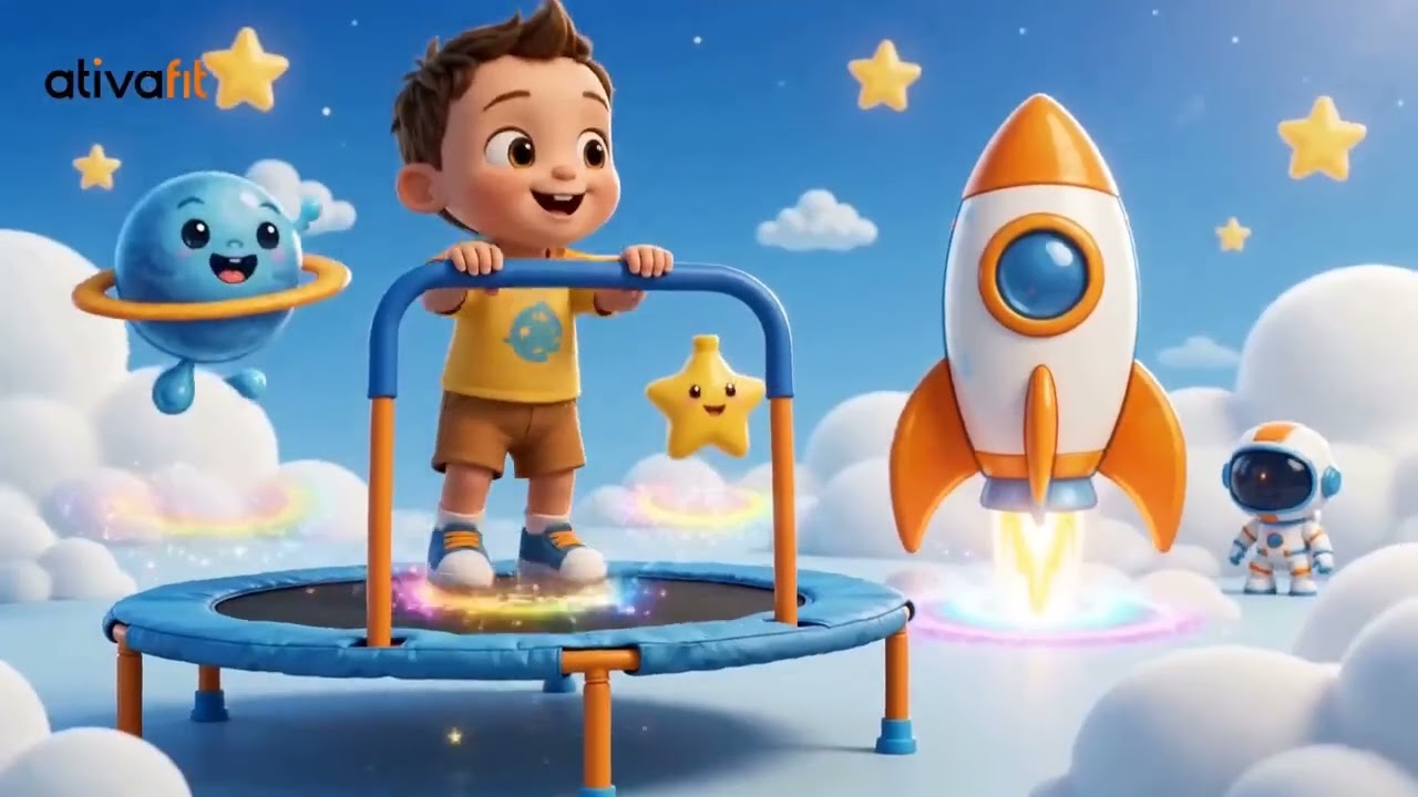 Ativafit 36" Trampoline Series: ROCKET SPLASH