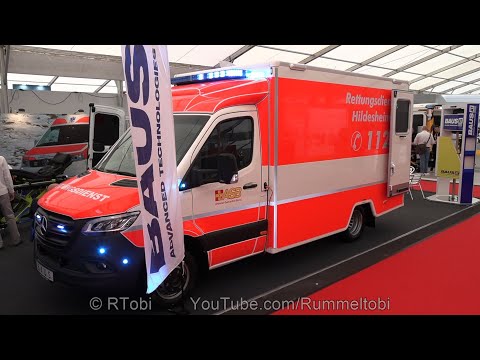 Hildesheim ASB ambulance - exterior & interior - MB Sprinter/ BAUS - Rettmobil 2022 expo, Germany