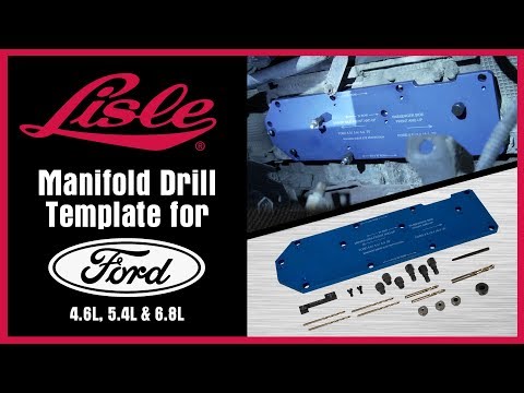 71600 // Manifold Drill Template for Ford 4.6L, 5.4L & 6.8L