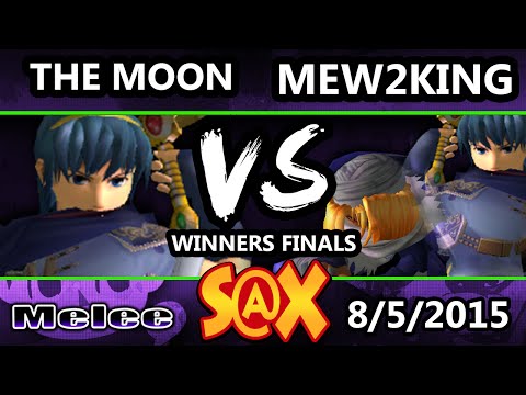 S@X - CT | The Moon (Marth) Vs. COG MVG | Mew2King (Marth) SSBM Winners Finals - Smash Melee