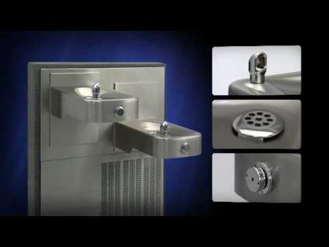 H1011.8 Chilled Dual Wall Mount Water Fountain