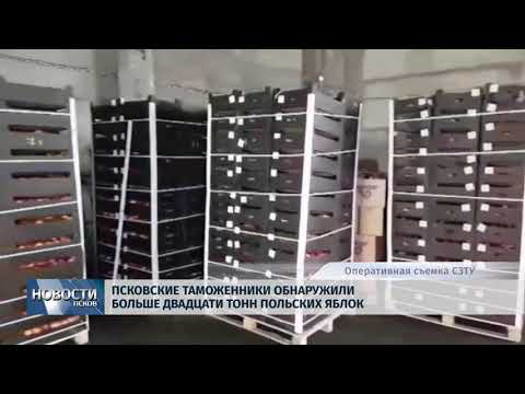 02.03.2018 # Псковские таможенники обнаружили больше двадцати тонн польских яблок