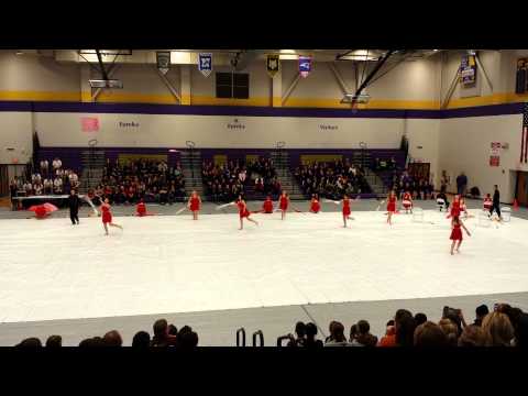 Fort Zumwalt North & East Gold Color Guard-Eureka Competition-January 25, 2014