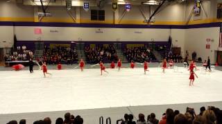Fort Zumwalt North & East Gold Color Guard-Eureka Competition-January 25, 2014
