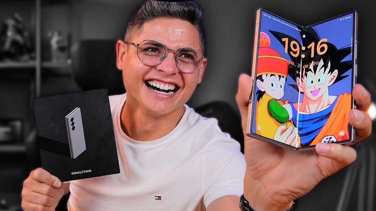 CHEGOU! Samsung GALAXY Z Fold6, o MELHOR CELULAR DOBRÁVEL DO BRASIL! Unboxing e Impressões