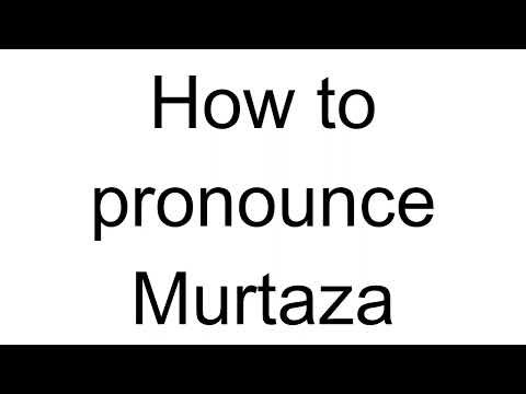 How to Pronounce Murtaza (Arabic)