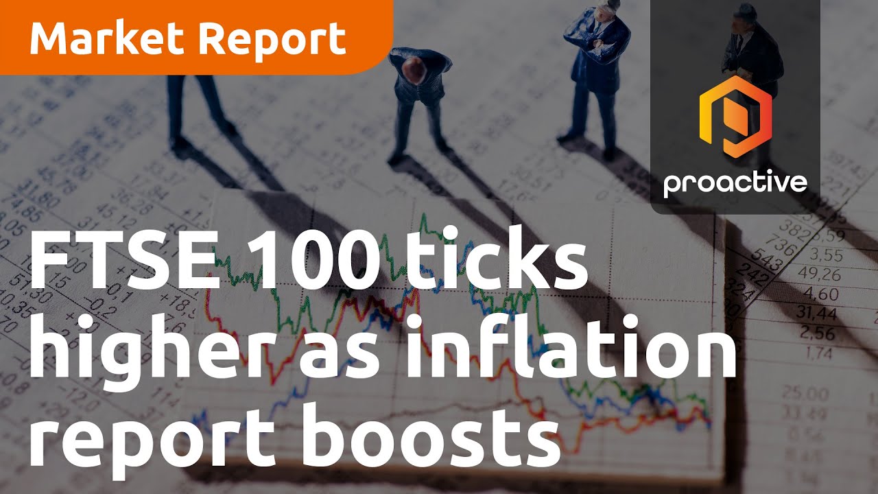 FTSE 100 ticks higher as inflation report supports case for rate cuts - Market Report