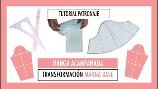 #1 Patronaje manga acampanada