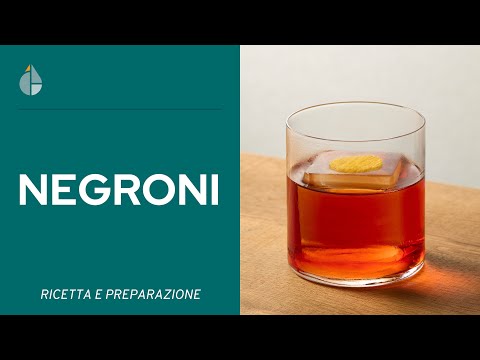Negroni: ricetta del cocktail aperitivo a base Gin, Bitter e Vermouth