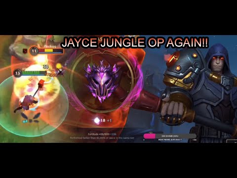 4.1B JUNGLE JAYCE INSANE DAMAGE NEW BROKEN BUILD IN HIGH ELO? - LEAGUE OF LEGENDS WILD RIFT