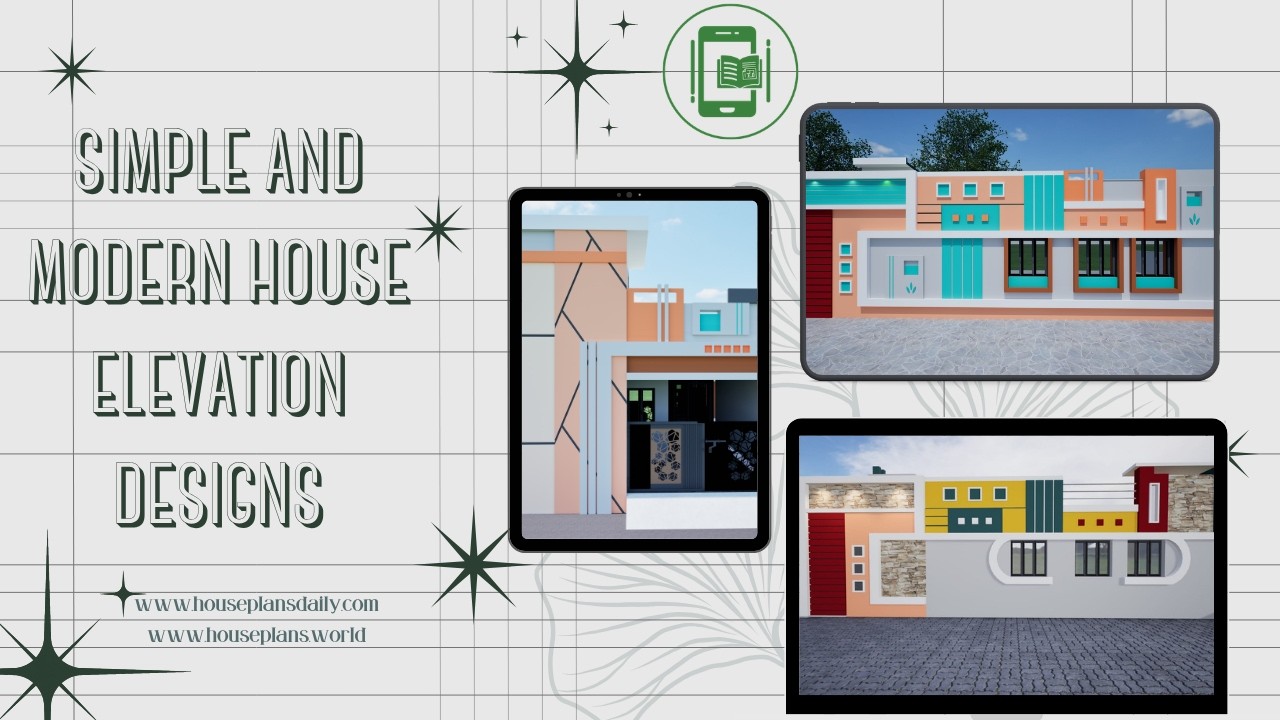 Simple and Modern House Elevation Designs