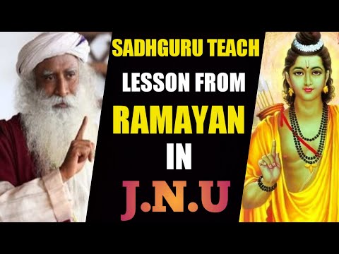 Sadhguru Teach RAMAYAN In JNU ! Ram life Story