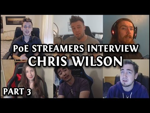 Path of Exile Streamers Interview Chris Wilson (Pt 3/3) - Clearspeed Meta & Guilds
