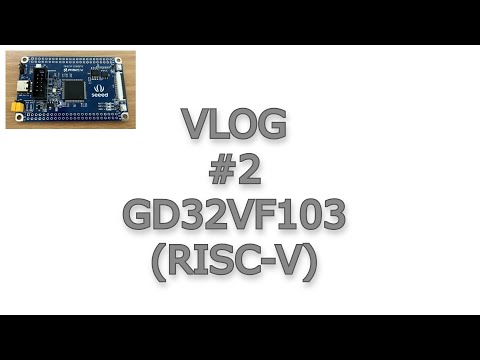 Live) VLOG #2 - GD32VF103 (RISC-V) : JTAG 디버깅/UART/BUTTON