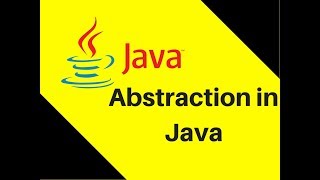 8.16 Abstraction in Java