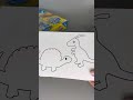 SES Spalvinimo vandeniu rinkinys „Dinozaurai“