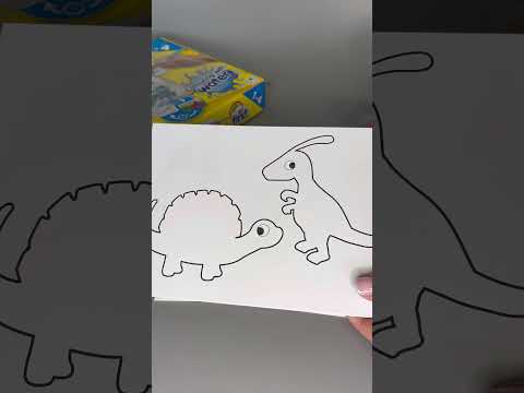 SES Spalvinimo vandeniu rinkinys „Dinozaurai“ video