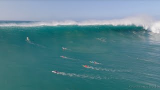 تصفح الأمواج الهائلة في خليج وايميا (22 يناير 2023) بدقة 4K