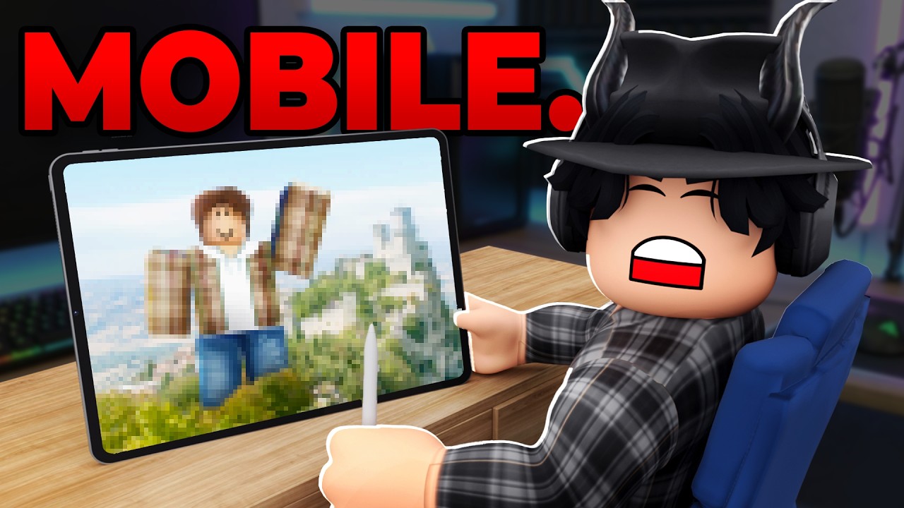 I Tried Making Roblox GFX on MOBILE