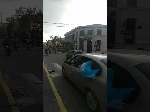 Festejo tras el partido de la Selección Nacional contra Países Bajos. Alta Gracia, Córdoba 09/12/22