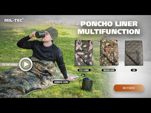 MIL-TEC® Multi-Function Poncho Liner "1 piece 5 options"