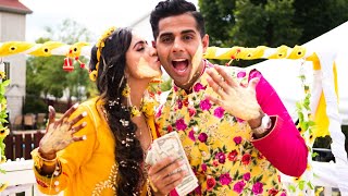 Gorgeous Outdoor Haldi Ceremony | Indian & Pakistani Wedding | 2020