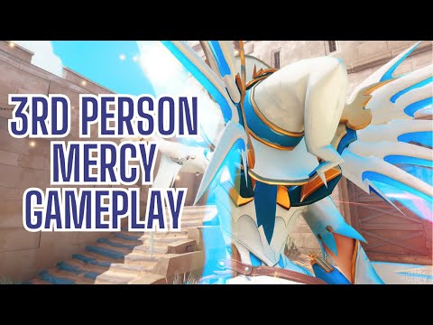 0 DEATH Games in 3rd Person ♡ Mercy ASMR ♡ PLAT Mercy Gameplay ✩ 오버워치2 플레 메르시