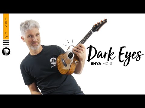 Enya EUT-MG6-EQ Solid Mango Tenor Ukulele With Pickup and Cutaway "LI HING" image 11