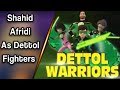 Ali Sarah Riz Shahid Afridi As Dettol Fighters 2 Cartoon Series Cartoons Central