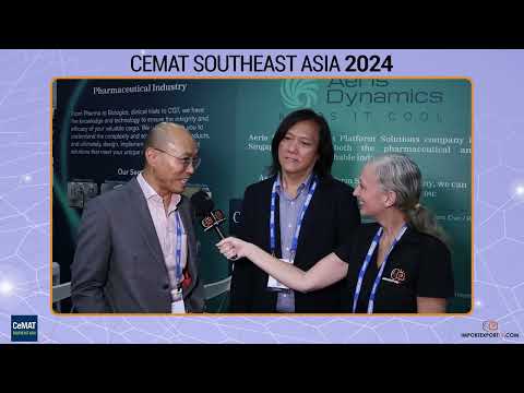 JC Hoo and Henri Lee at CeMAT South East Asia 2024