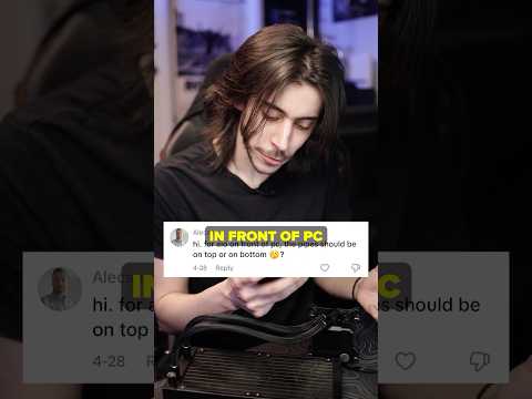 Front AIO Radiator: Tubes Up or Down?