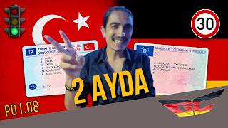Almanya'da Türk Ehliyetini Değiştirme (Umschreibung) 2026 | 2 Ayda Alm