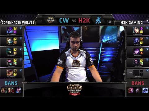 Copenhagen Wolves vs H2k Gaming | Game 1 Season 5 EU LCS Spring Promotion/Relegation | CW vs H2k G1