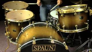 Video thumbnail for Spaun Custom Drums Maple Drum Kit by The Drum Shop - Portland, Maine