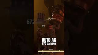 対ゴリアテ戦オートアックスで600ダメージ超！ #フォールアウト76 #Fallout76