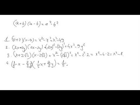 Formule calcul prescurtat  Produsul sumei cu diferenta