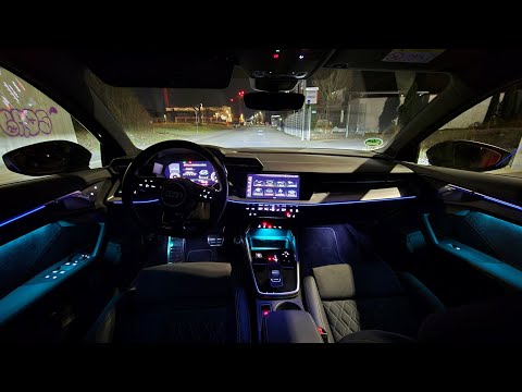 2024 Audi A3 35 TDI Sportback - at night | Ambientebeleuchtung