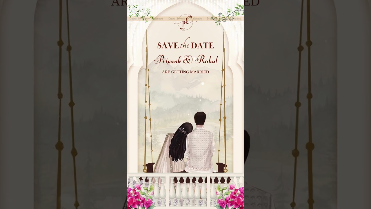Minimal Ivory Save the Date Card