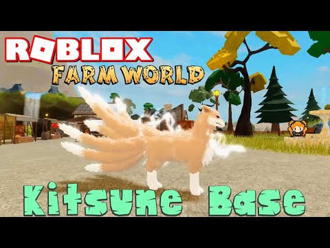 ROBLOX FARM WORLD KITSUNE 2.0! New, UPDATED Base! Adult vs Pup