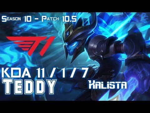 T1 Teddy KALISTA vs CASSIOPEIA Bot - Patch 10.5 KR Ranked