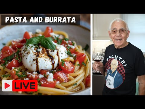 Bucatini with Fresh Tomatoes and Burrata Cheese by Pasquale Sciarappa