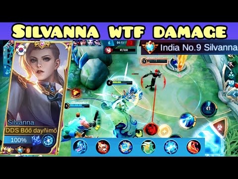 Silvanna WTF Damage | Best Build 2021 | Top Global Silvanna Gameplay By Boo Daynimo : Mobile legends