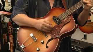 Video thumbnail for Godin 5th Ave Kingpin P90 Cognac Burst Guitar | Jim Laabs Music by jimlaabsmusic