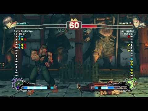 SSF4 - Kiryu Tsukimiya (Guy) vs. asyura333 (Ryu)