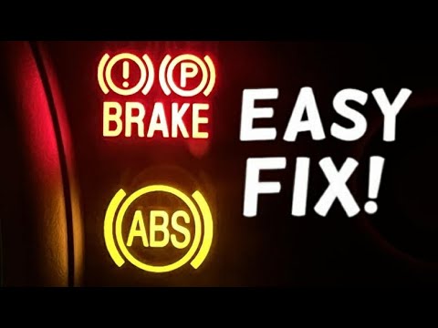 How to Fix & Reset ABS & Brake Warning Lights Stays On or Flashing | ABS Light On