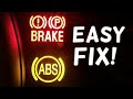 How To Fix Reset ABS Brake Warning Lights Stays On Or Flashing ABS Light On