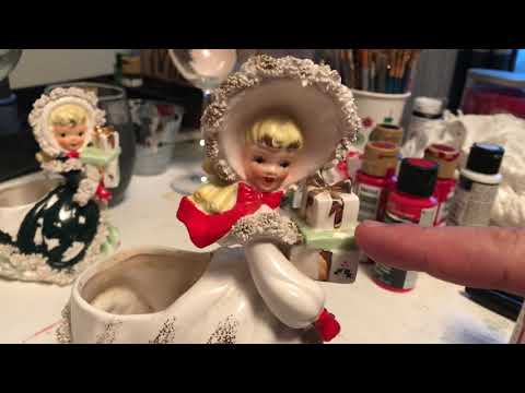 Christmas Ceramic Figurine Restoration Tutorial