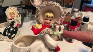 Christmas Ceramic Figurine Restoration Tutorial