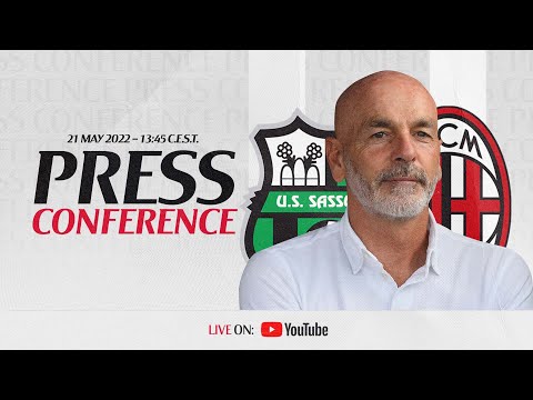 Conferenza Stampa Live | Mister Pioli | #SassuoloMilan | Serie A